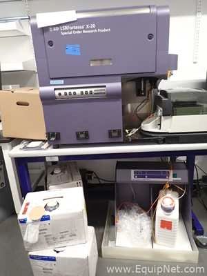 Lot 368 Listing# 953715 Becton Dickinson BD LSR Fortessa X-20 Flow Cytometer with BD FacsFlow Supply System