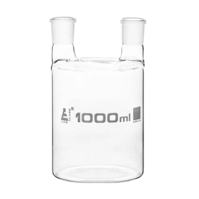 Eisco Woulff Gas Wash Bottle, 1000ml - 2 Necks, 24/29 Socket Size CH0511D