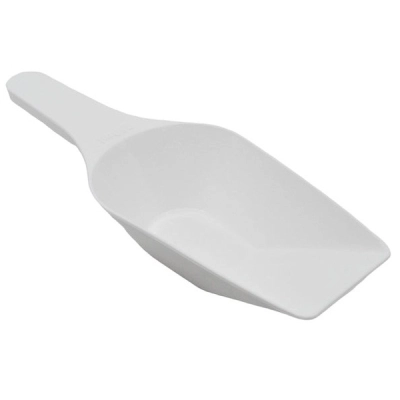 Eisco Scoop, 250ml (8.5oz) - Polypropylene - Flat Bottom, Excellent for Measuring &amp; Weighing CH0461G