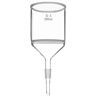 Eisco Buchner Funnel, 500ml - Sintered Disc, G-3 (90mm) - Jointed Stem, 19/26 - Eisco Labs CH0466I