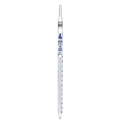 Eisco Serological Pipette, 25ml - Class A, Tolerance &plusmn;0.100ml - Borosilicate 3.3 Glass CH0573E