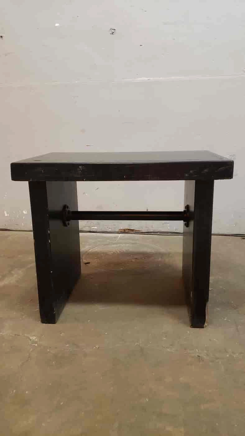 Black Balance Table Analytical Table Heavy Epoxy (SKU: 5577AA)(5577AA)