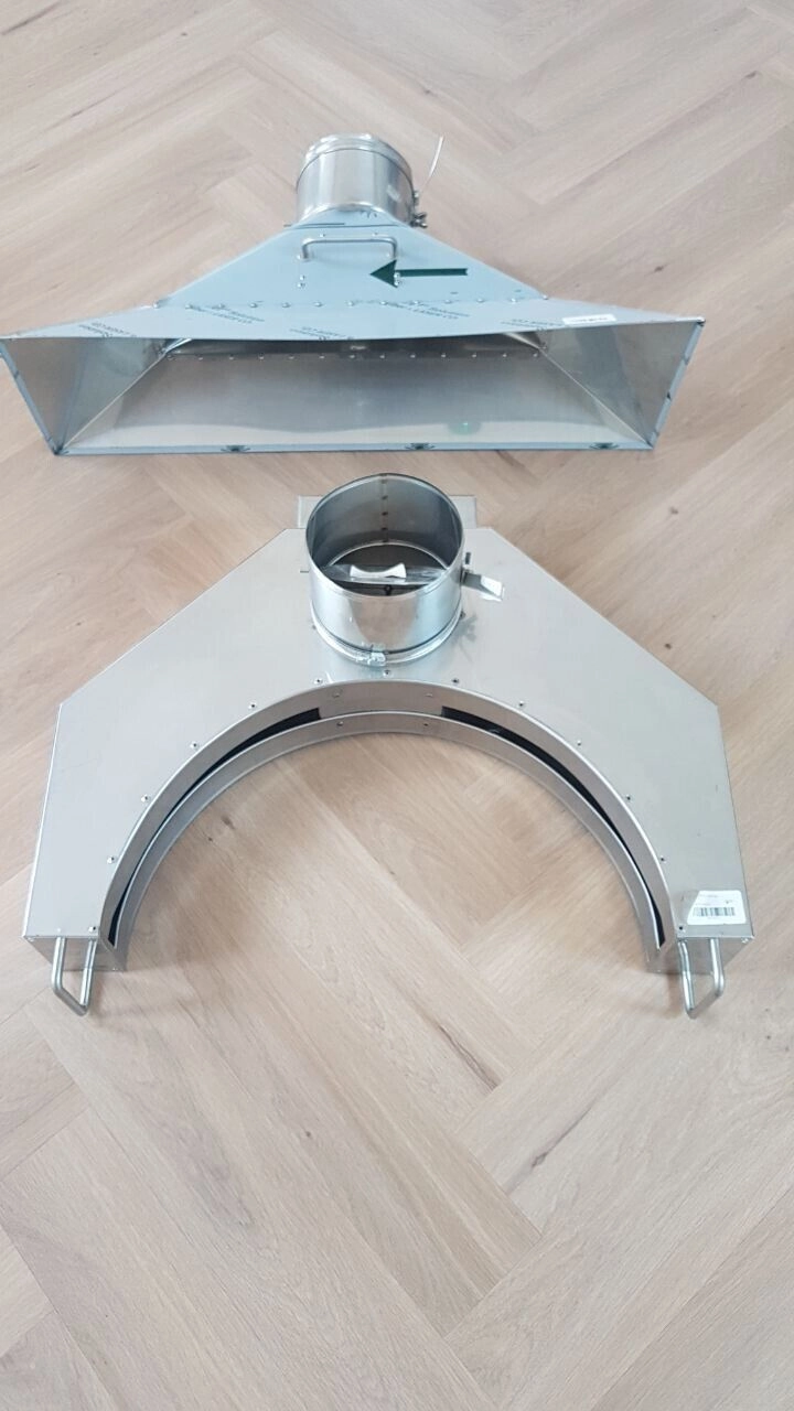 Extraction arm, absorber, Escapement hood, hood, e