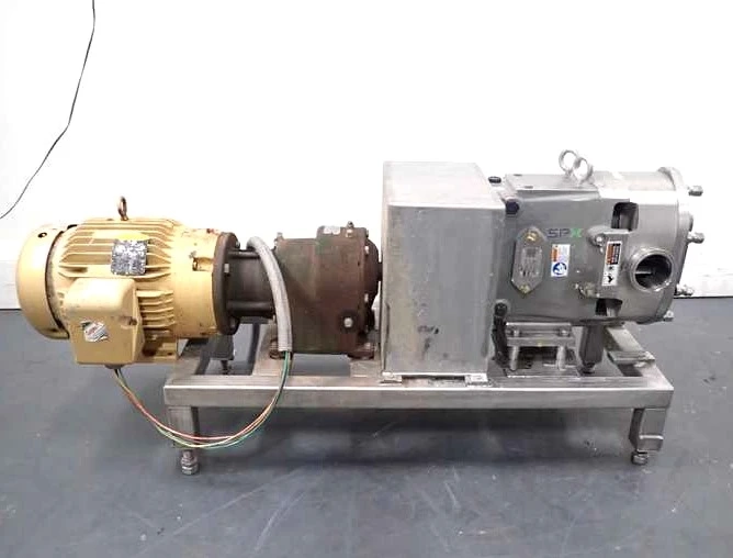 Waukesha Cherry Burrell model 130U2 Rotary Lobe Positive Displacement Pump