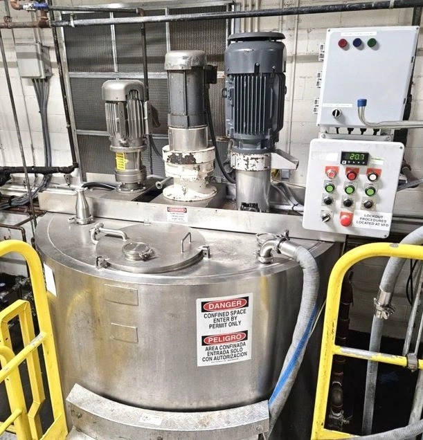 Lee 750 Gallon Triple Motion Jacketed Kettle.  Model 750D10S