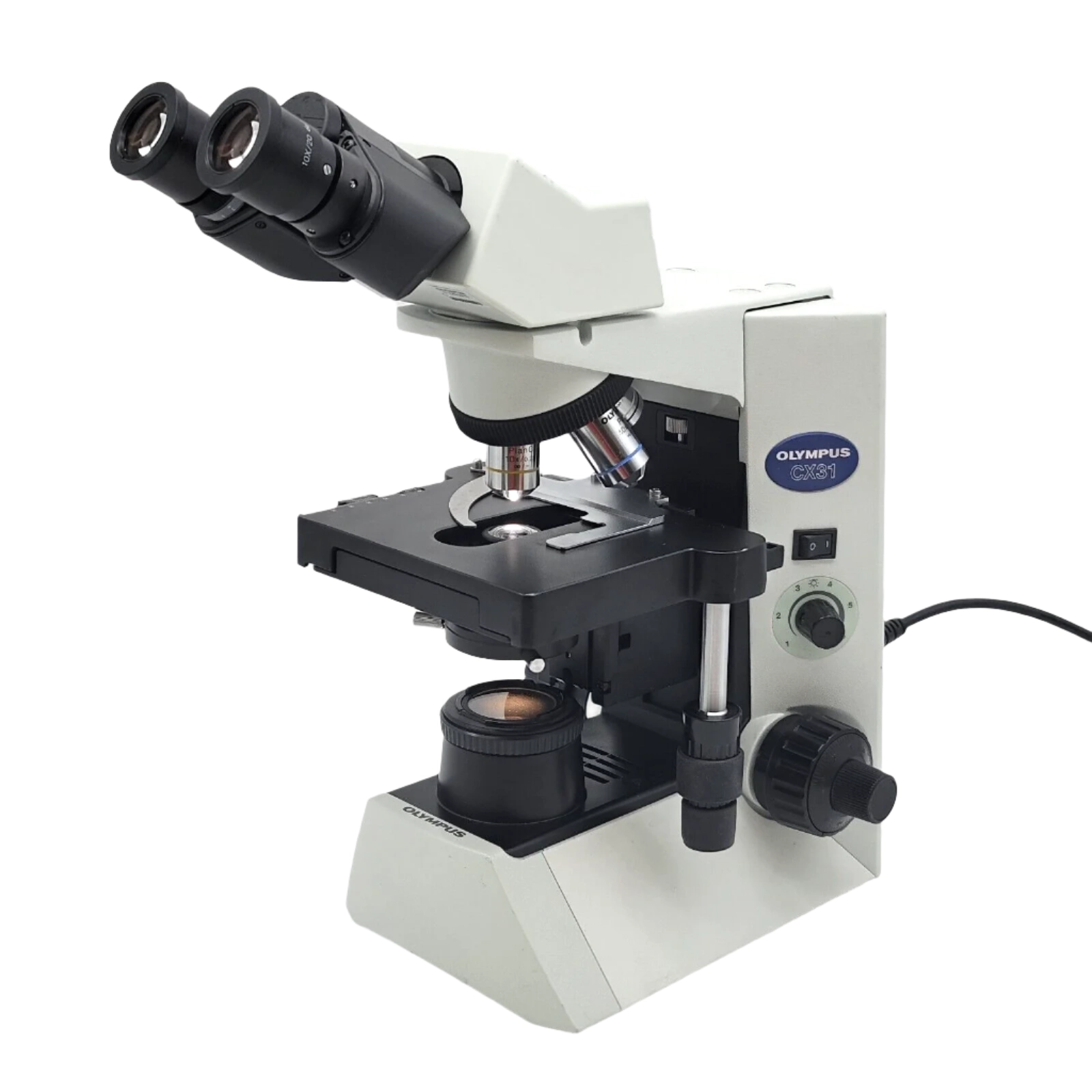 Olympus Microscope CX31 with 4x, 10x, 40x, &amp; 100x Objectives