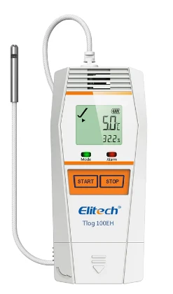 Elitech Accuracy0.54℉ Temperature Humidity Data Logger Reusable 32000 Points, Tlog100EH