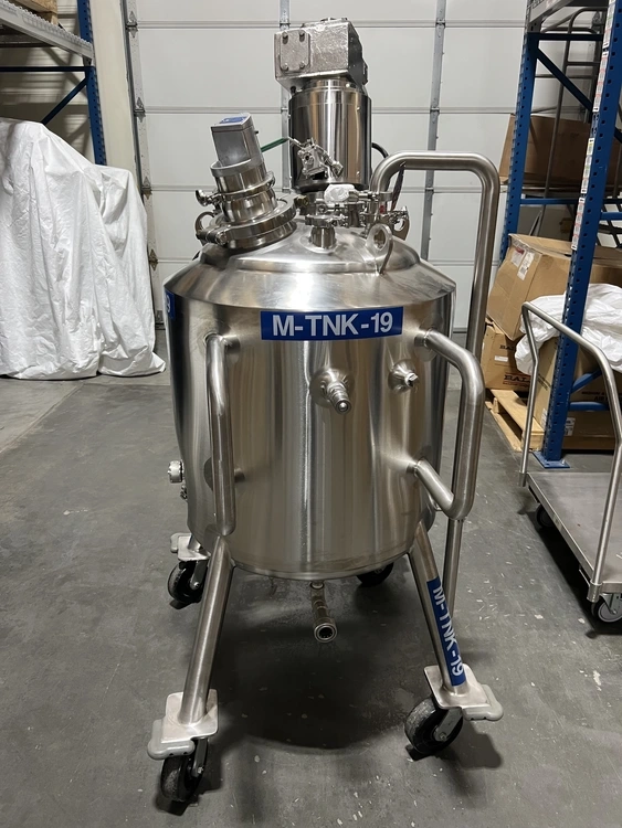 DCI 100L Jacketed Mobile Mixing Tank