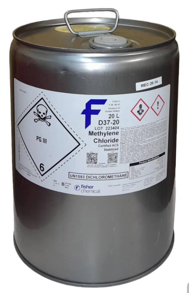 Fisher Chemical D37-20 Methylene Chloride - &ge;99.5 % (20L)