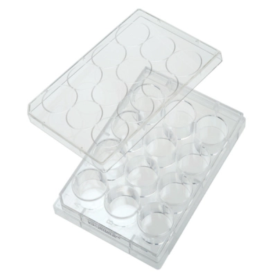 Celltreat 12 Well Tissue Culture Plate with Lid, Individual, Sterile 100/Cs 229112