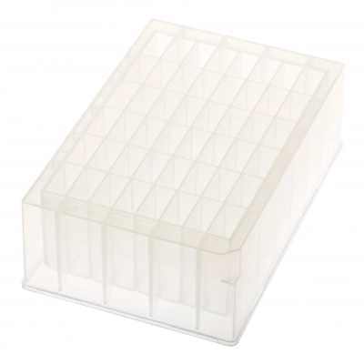 Celltreat 48 Deep Well Storage Plate, 4.6mL, PP, Rectangle Well, U-Bottom, Non-Sterile 25/Cs 229578