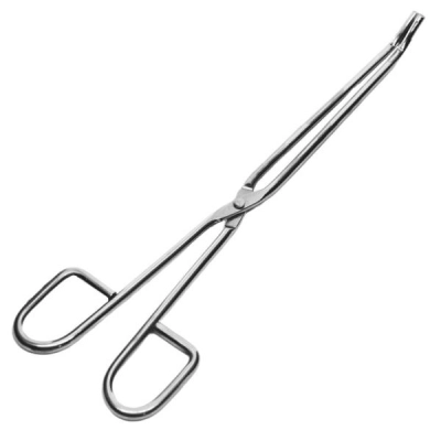 Eisco Crucible Tong, 13 Inch - Straight, Extra Long - Stainless Steel For Furnace Use - Labs CH0732A