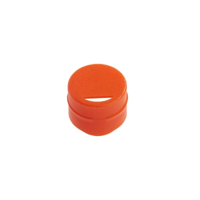 Celltreat Cap Insert for CF Cryogenic Vials, Orange, Non-Sterile 500/Cs 229931