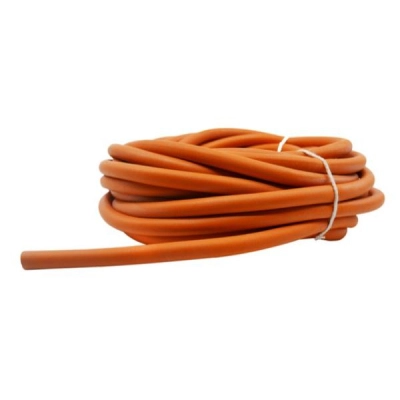 Eisco Rubber Tubing, 10m, Orange - Soft - 7mm Bore - 1.5mm Thickness CH0761D