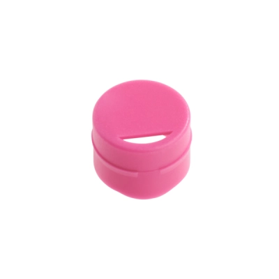 Celltreat Cap Insert for CF Cryogenic Vials, Pink, Non-Sterile 500/Cs 229936