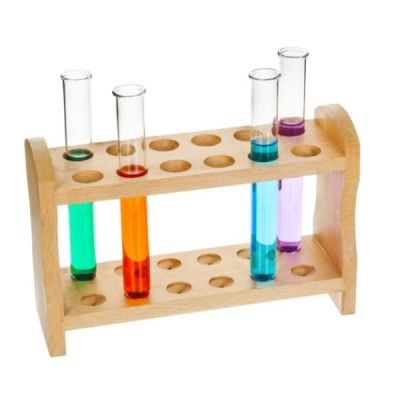 Eisco Test Tube Support - 12 place, Wooden CH0703B