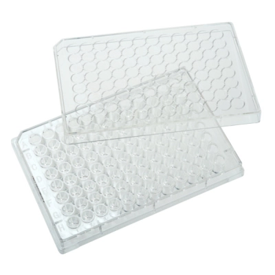 Celltreat 96 Well Tissue Culture Plate with Lid, 5/Pack, Sterile 100/Cs 229197