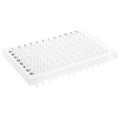 Celltreat 96 Well PCR Plate, Half Skirt, Clear, 0.2mL 50/Cs 229513