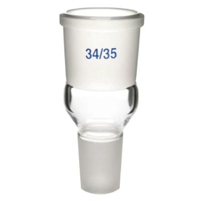 Eisco Expansion Adapter, 34/35 Socket Size, 24/29 Cone Size, Borosilicate Glass - Labs CH0820G