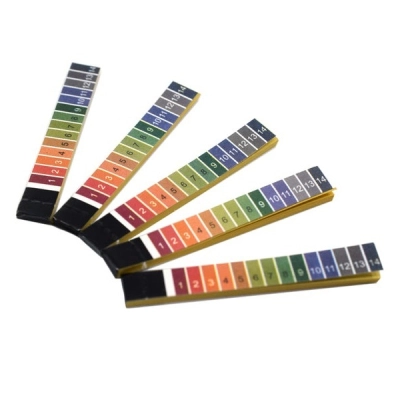 Eisco 100PK pH Test Strips, 1-14 Range - 20 x 5 Booklets in Plastic Vial CH0626B