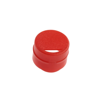 Celltreat Cap Insert for CF Cryogenic Vials, Red, Non-Sterile 500/Cs 229930