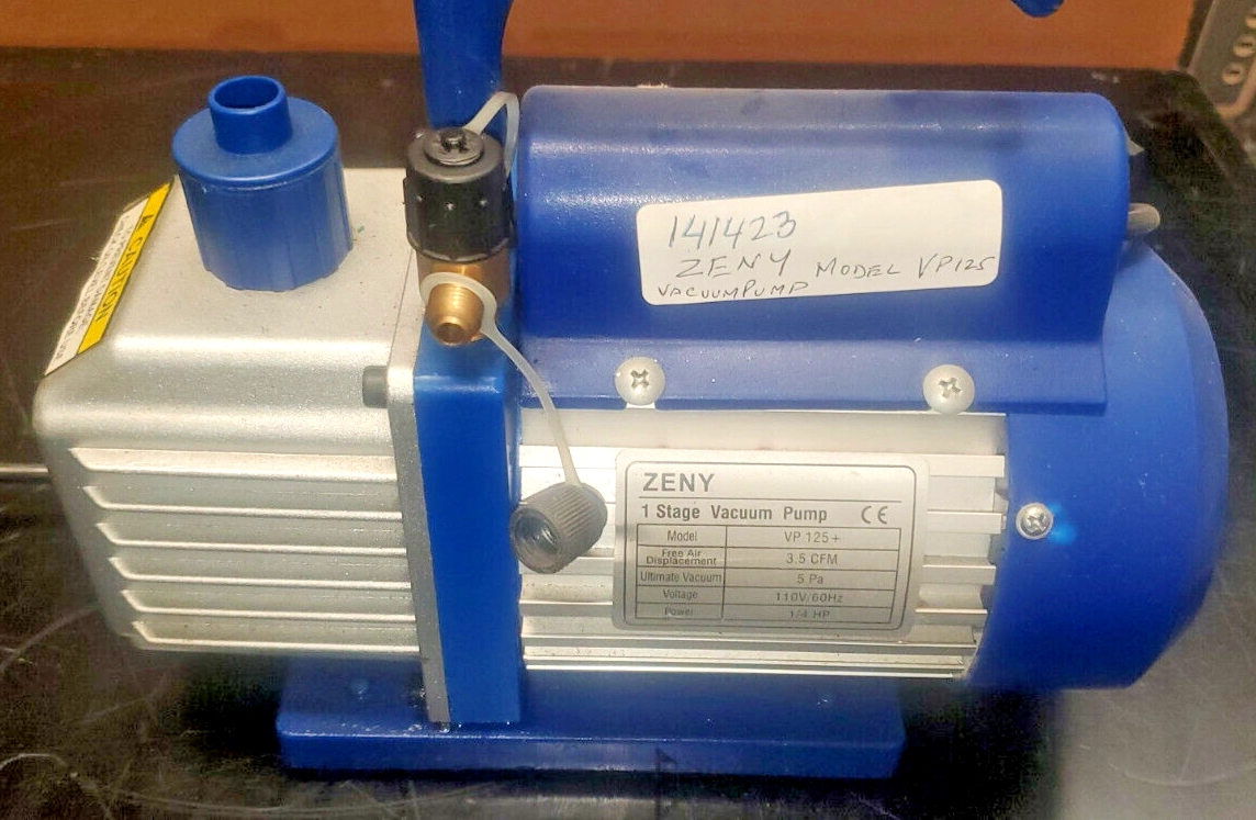 ZENY VP125 ONE STAGE VACUUM PUMP WORKS PERFECT 141