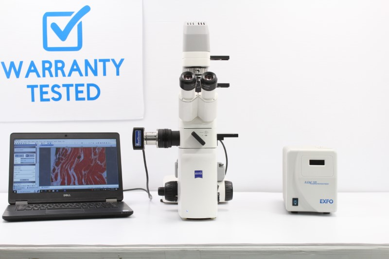 Zeiss Axio Vert.A1 Inverted Fluorescence Phase Contrast Microscope Pred Axiovert - AV