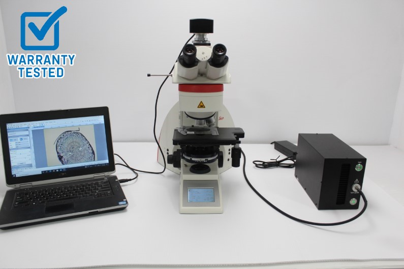 Leica DM4 B Fluorescence LED Microscope - AV