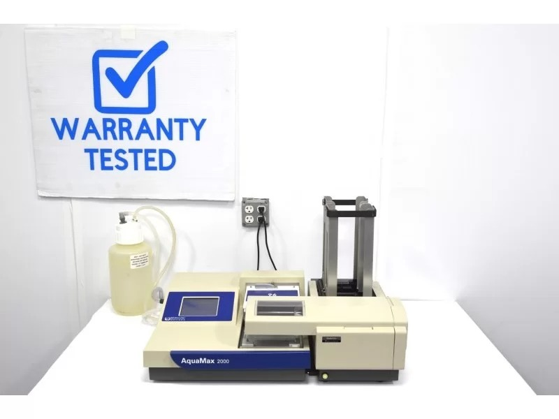 Molecular Devices AquaMax 2000 Microplate Washer AQ2K w/ 96 Plate Well Wash Head, StakMax Stacker