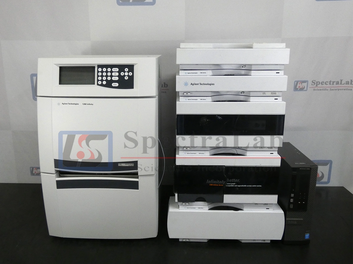 Agilent G7800A GPC/SEC Including RID, Viscometer, and LS Detector with 1260 Infinity HPLC System