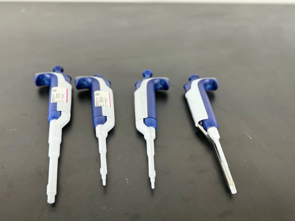 Rainin Pipet-Lite XLS Single Channel Pipettes - Quantity 4