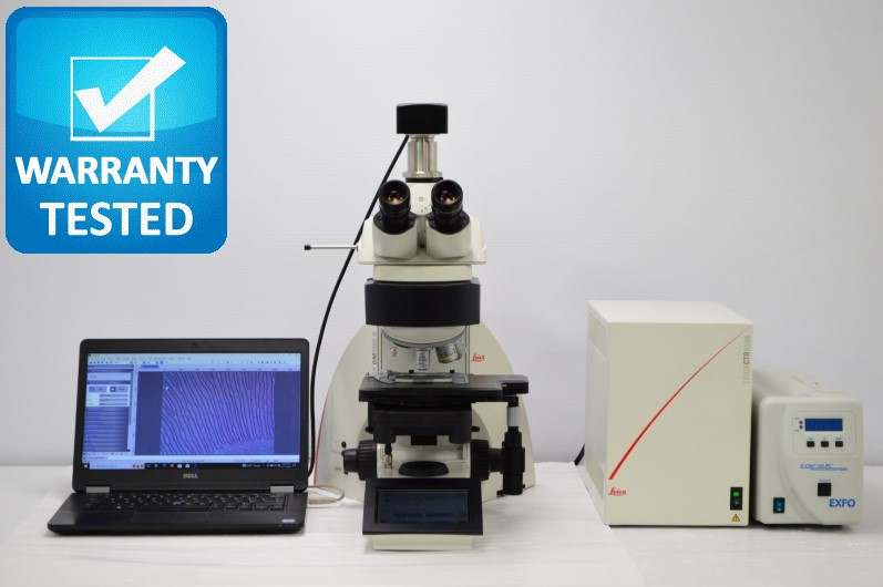 Leica DM5500 B Fluorescence Motorized Phase Contrast Microscope DM5500B Pred DM4/DM6 - AV