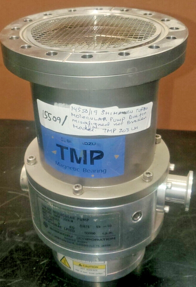 SHIMADZU TURBO MOLECULAR PUMP TMP 203 LM DOES NOT 