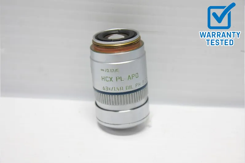 Leica HCX PL APO 63x/1.40 OIL PH 3 CS Microscope Objective 506206 Unit 2 - AV