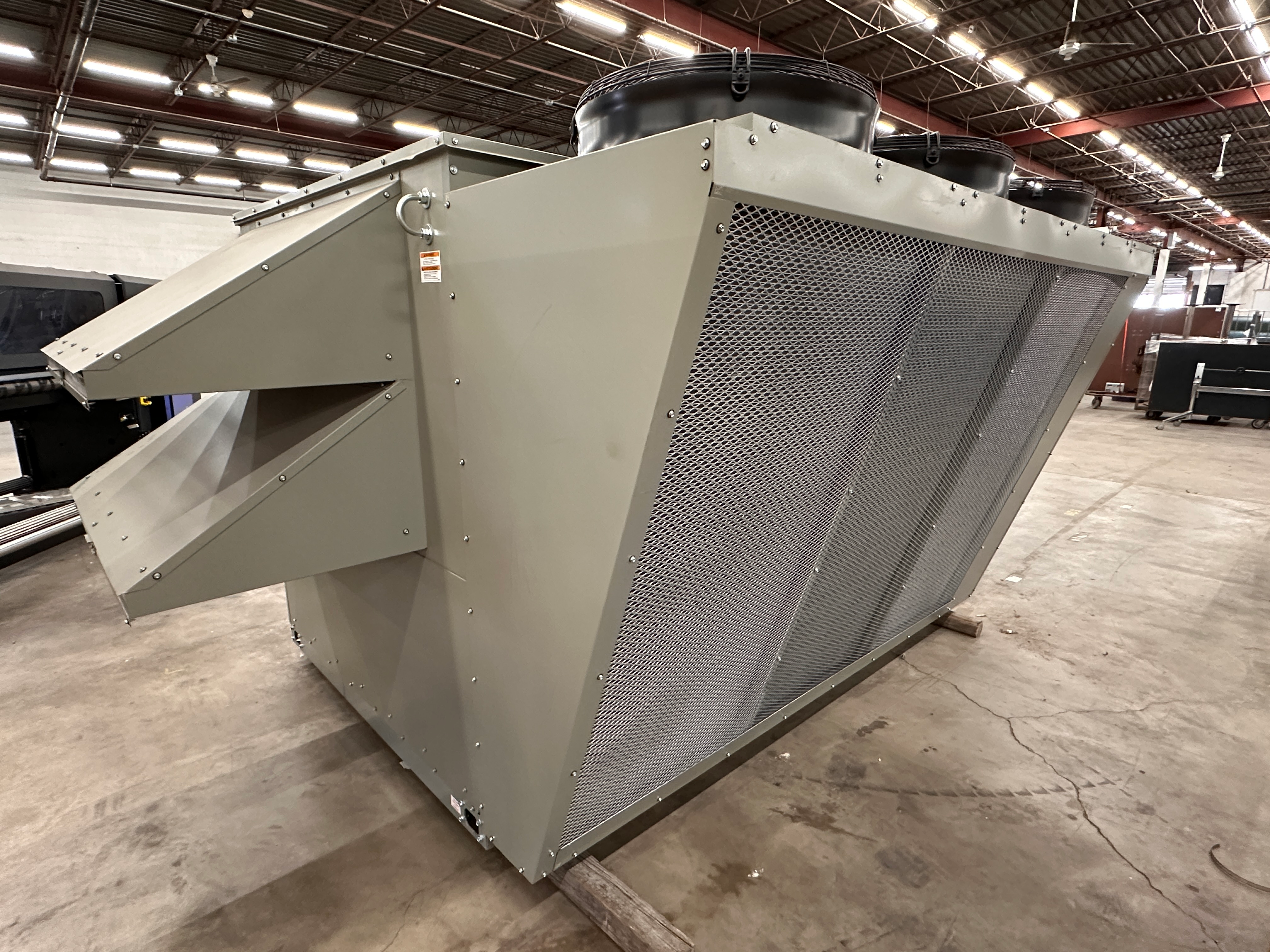 Greenheck Duct Furnace for Industrial Use Outdoor Installation