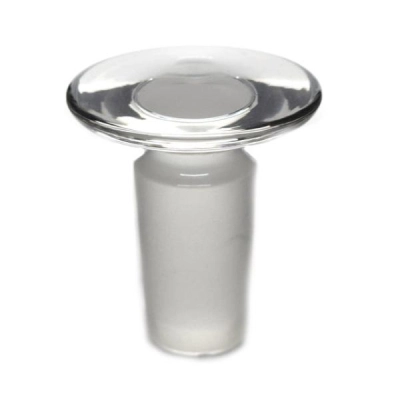 Eisco Stopper, 14/23 - Flat Head, Solid Cone - Borosilicate Glass - Labs CH0872B