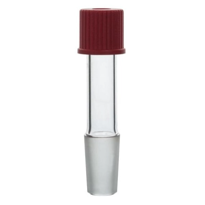 Eisco Cone/Screw Thread Adapter, 29/32 Cone Size, Thread Size 13, 3.5" Long - Labs CH0835D