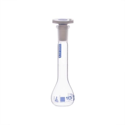 Eisco Volumetric Flask, 10ml - Class A, ASTM, &plusmn;0.02ml Tolerance CH1972B