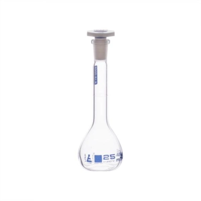 Eisco Volumetric Flask, 25ml - Class A, ASTM, &plusmn;0.03ml Tolerance CH1972C