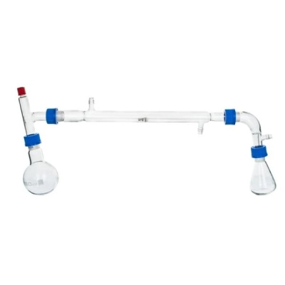 Eisco Vacuum Distillation Set, Size 24/29 Joints, 5 Pieces, Borosilicate Glass - Labs CH1028