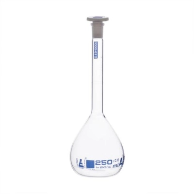 Eisco Volumetric Flask, 250ml - Class A, ASTM, &plusmn;0.12ml Tolerance CH1972G