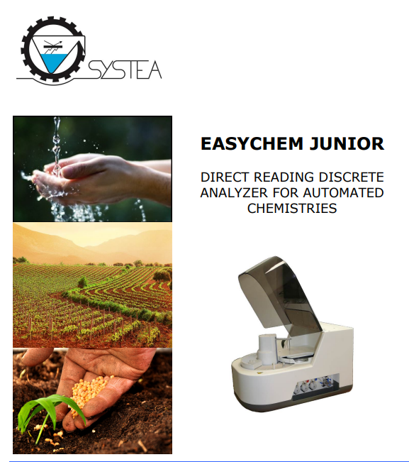 EasyChem Jr Discrete analyzer for water and soil analysis