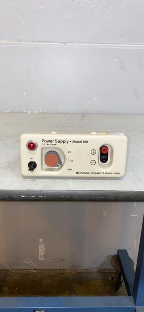 Used Bethesda Research Laboratories 0-100 Volt Adjustable DC Power Supply