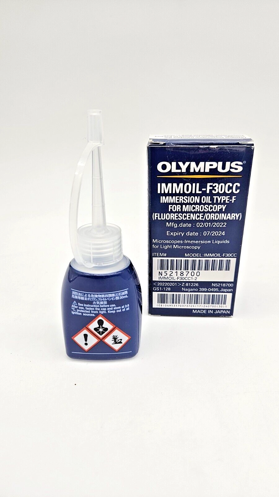 Olympus Microscope Immersion Oil F30CC