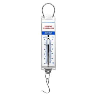 Eisco Premium Spring Balance, 0-100g / 0-1N - High Resolution, Dual Transparent Scale - Labs PH0024A