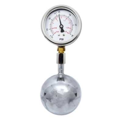 Eisco Jolly Bulb with Attached Manometer, Superior Metal - 3.15" Diameter Bulb - Labs PH0138D