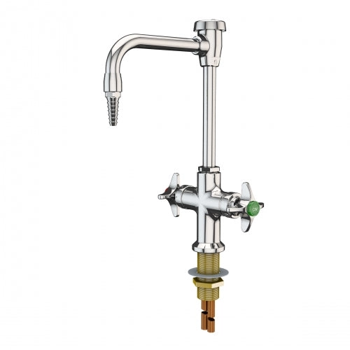 WaterSaver Deck Mounted Laboratory 8" Rigid/Swing Mixing Gooseneck Faucet with Vacuum Breaker