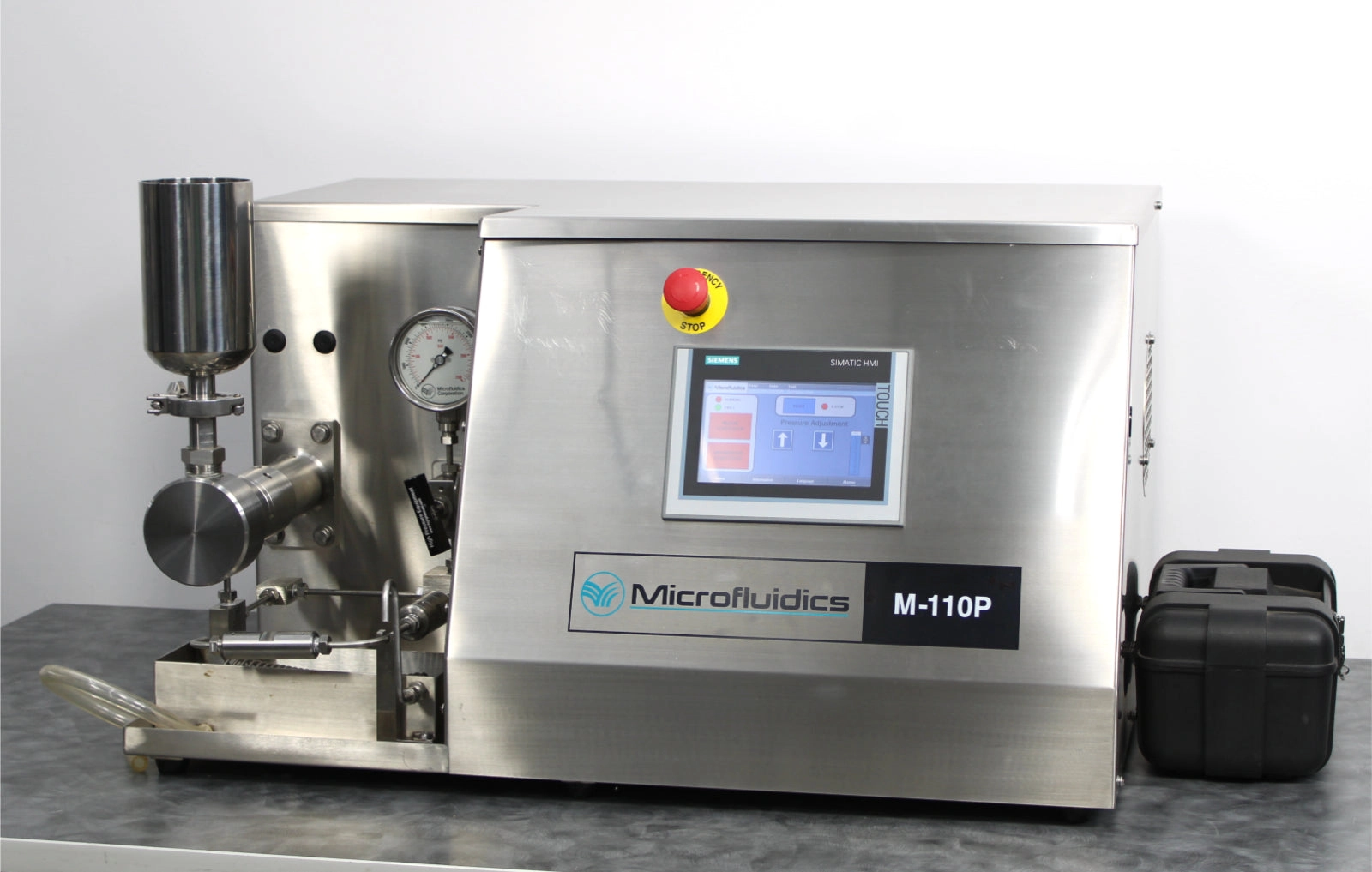 Microfluidics M-110P Electric-Hydraulic Microfluidizer Processor Homogenizer