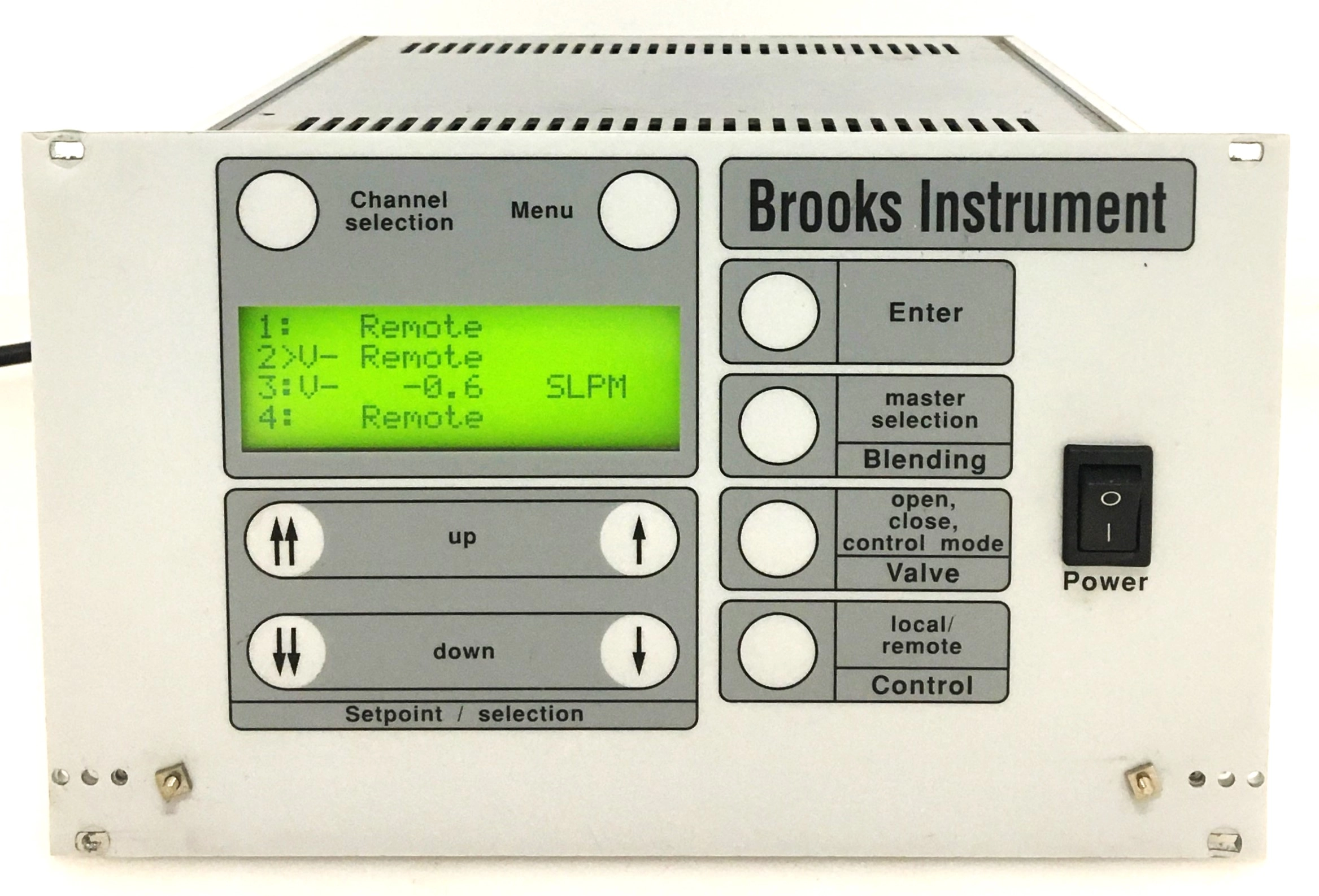 Brooks 0154 4-Channel Mass Flow Microprocessor Control &amp; Read Out Unit
