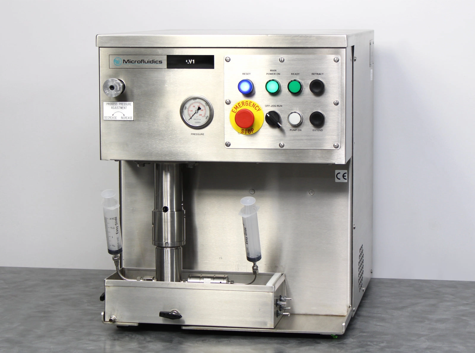 Microfluidics LV1-UL Low Volume Microfluidizer Processor Electric Homogenizer